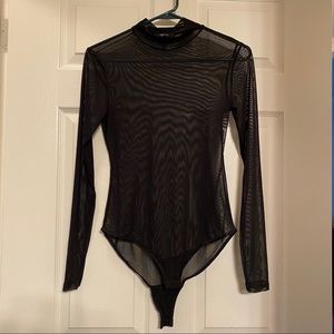 Forever 21 Sheer Bodysuit size MEDIUM